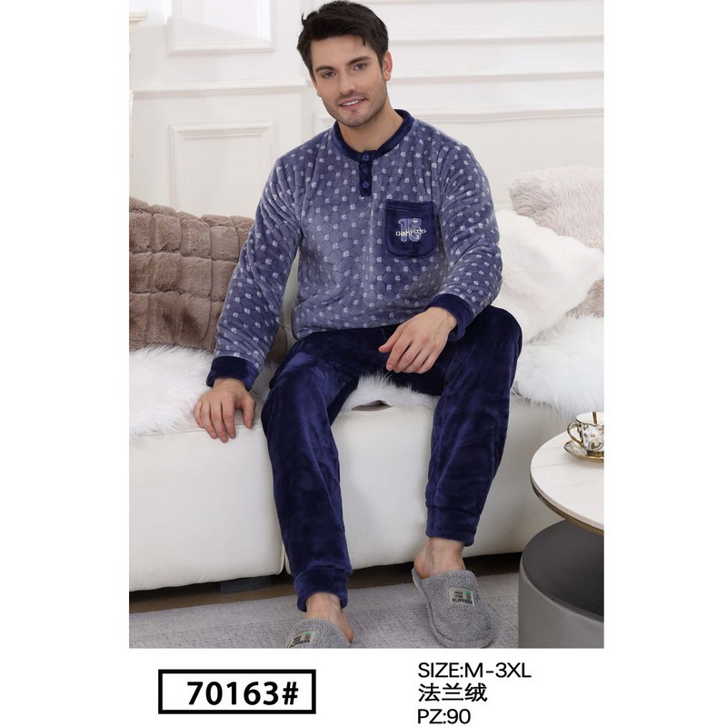 Піжама чоловіча, махра 5 шт (M-3XL) ZeL1396_70163