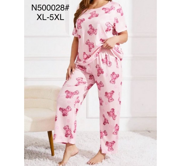 Піжама жіноча, бамбук 5 шт (1-5XL) ZeL1396_N500028