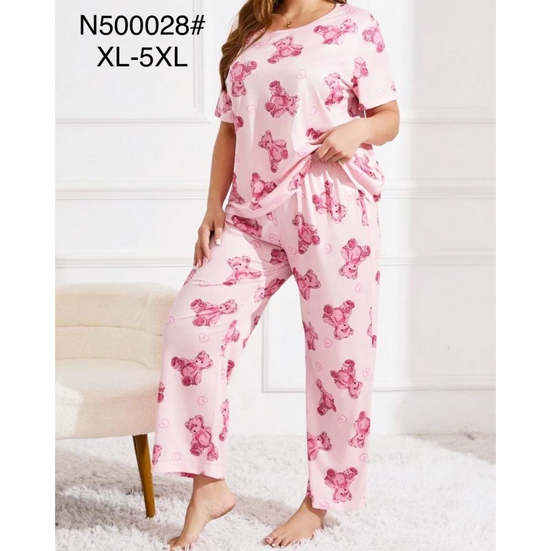 Піжама жіноча, бамбук 5 шт (1-5XL) ZeL1396_N500028