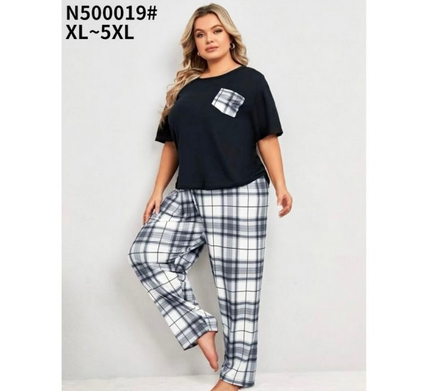 Піжама жіноча, бамбук 5 шт (1-5XL) ZeL1396_N500019