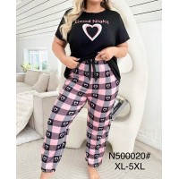 Пижама женская, бамбук 5 шт (1-5XL) ZeL1396_N500020