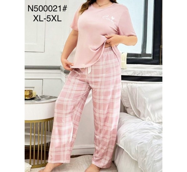 Піжама жіноча, бамбук 5 шт (1-5XL) ZeL1396_N500021