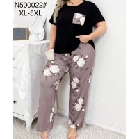 Пижама женская, бамбук 5 шт (1-5XL) ZeL1396_N500022
