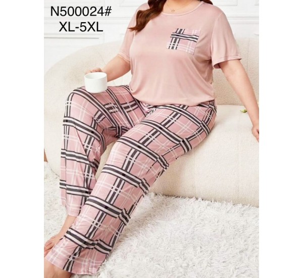 Піжама жіноча, бамбук 5 шт (1-5XL) ZeL1396_N500024