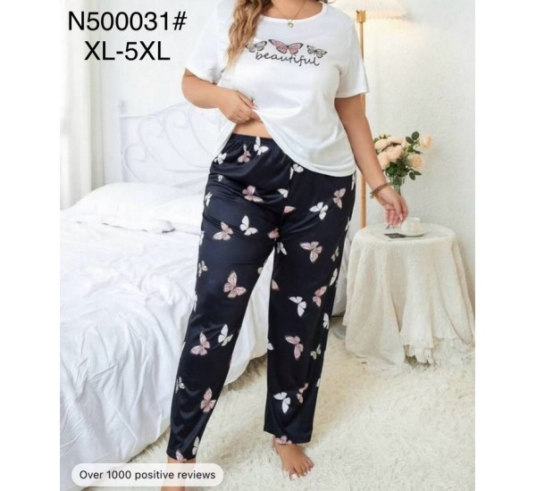 Піжама жіноча, бамбук 5 шт (1-5XL) ZeL1396_N500031