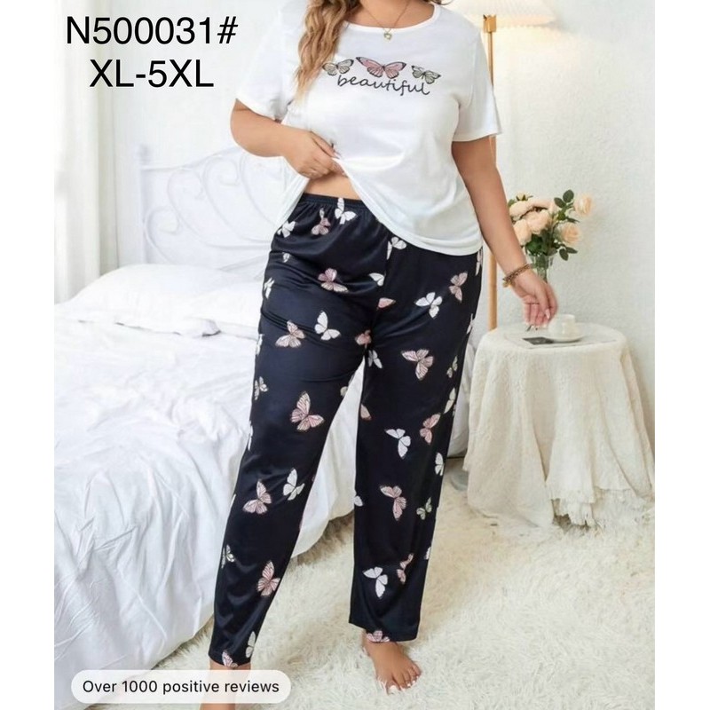 Піжама жіноча, бамбук 5 шт (1-5XL) ZeL1396_N500031