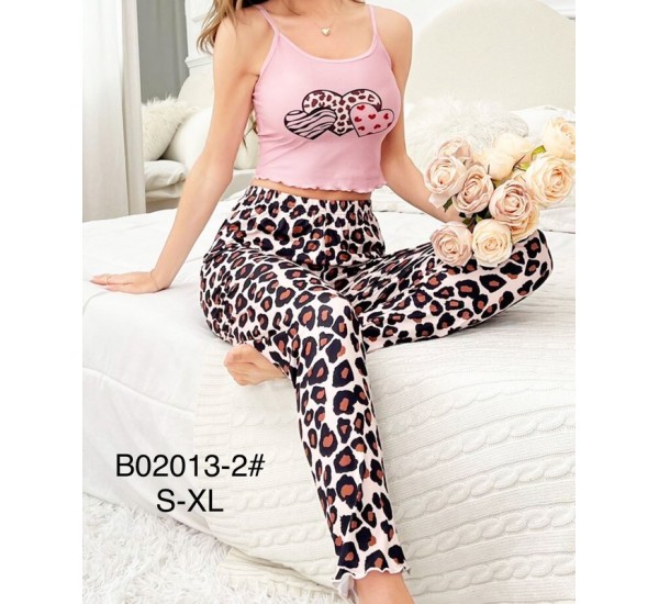 Пижама женская, бамбук 4 шт (S-XL) ZeL1396_B02013-2
