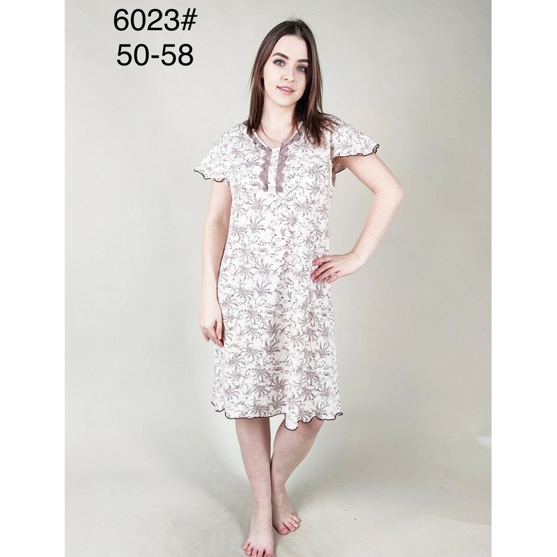 Нічна сорочка жіноча, бамбук 5 шт (50-58 р) ZeL1396_6023