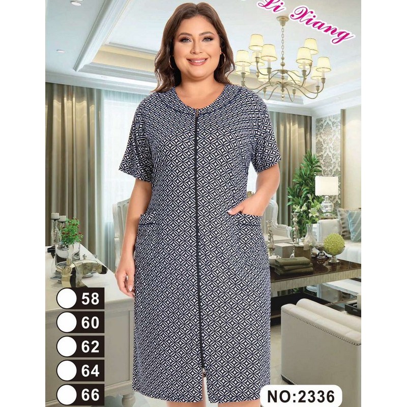 Халат жіночий, віскоза 5 шт (58-66 р) ZeL1396_2336