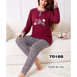 Піжама жіноча, байка 5 шт (M-3XL) ZeL1396_70168