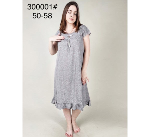 Нічна сорочка, бамбук 5 шт (50-58 р) ZeL1396_300001