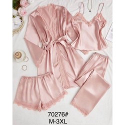 Піжама жіноча, шовк 5 шт (M-3XL) ZeL1396_70276