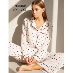 Піжама жіноча, муслін/жатка 5 шт (3-7XL) ZeL1396_70346