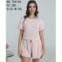 Піжама жіноча, рубчик 5 шт (54-62 р) ZeL1396_70414