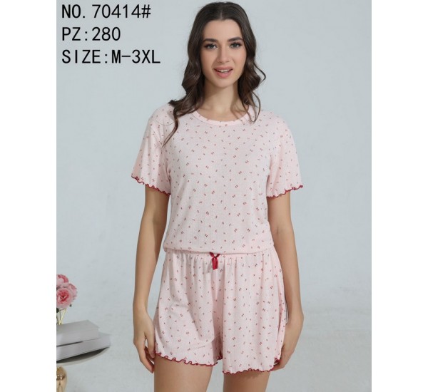 Пижама женская, рубчик 5 шт (54-62 р) ZeL1396_70414