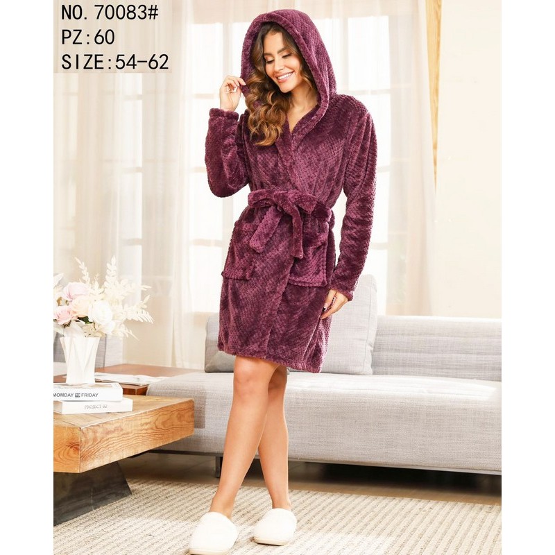 Халат жіночий, махра 5 шт (54-62 р) ZeL1396_70083