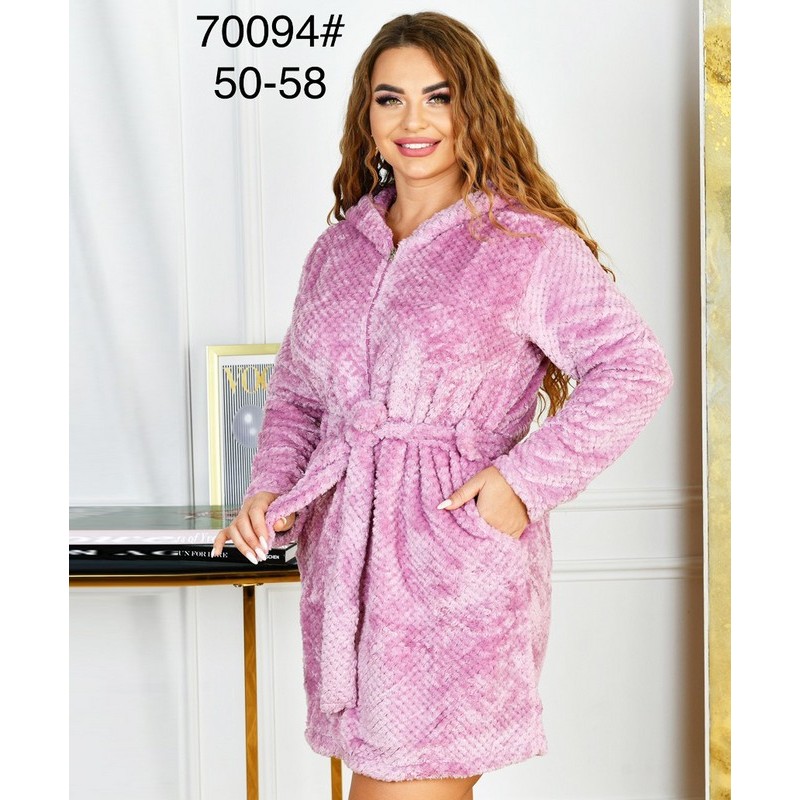 Халат жіночий, махра 5 шт (54-62 р) ZeL1396_70094