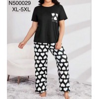 Пижама женская, бамбук 5 шт (1-5XL) ZeL1396_N500029