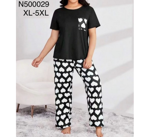 Пижама женская, бамбук 5 шт (1-5XL) ZeL1396_N500029