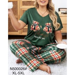 Пижама женская, бамбук 5 шт (1-5XL) ZeL1396_N500026