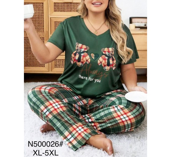 Пижама женская, бамбук 5 шт (1-5XL) ZeL1396_N500026