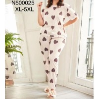 Пижама женская, бамбук 5 шт (1-5XL) ZeL1396_N500025