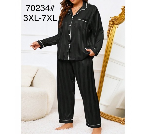Пижама женская, шелк 5 шт (3-7XL) ZeL1396_70234