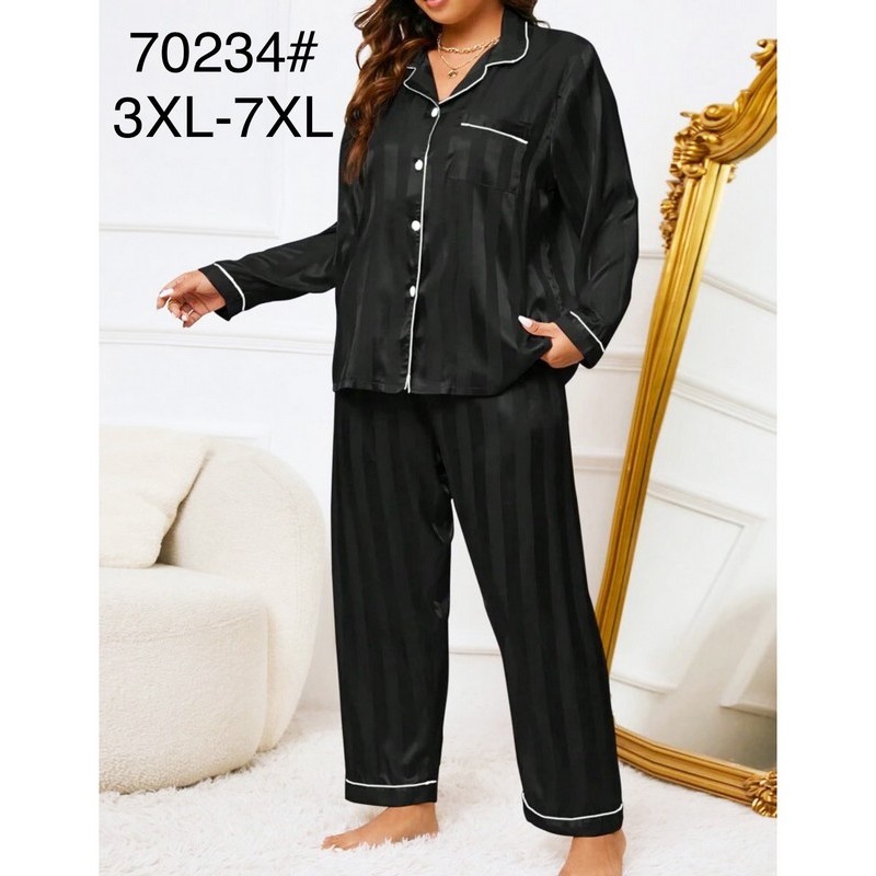 Піжама жіноча, шовк 5 шт (3-7XL) ZeL1396_70234