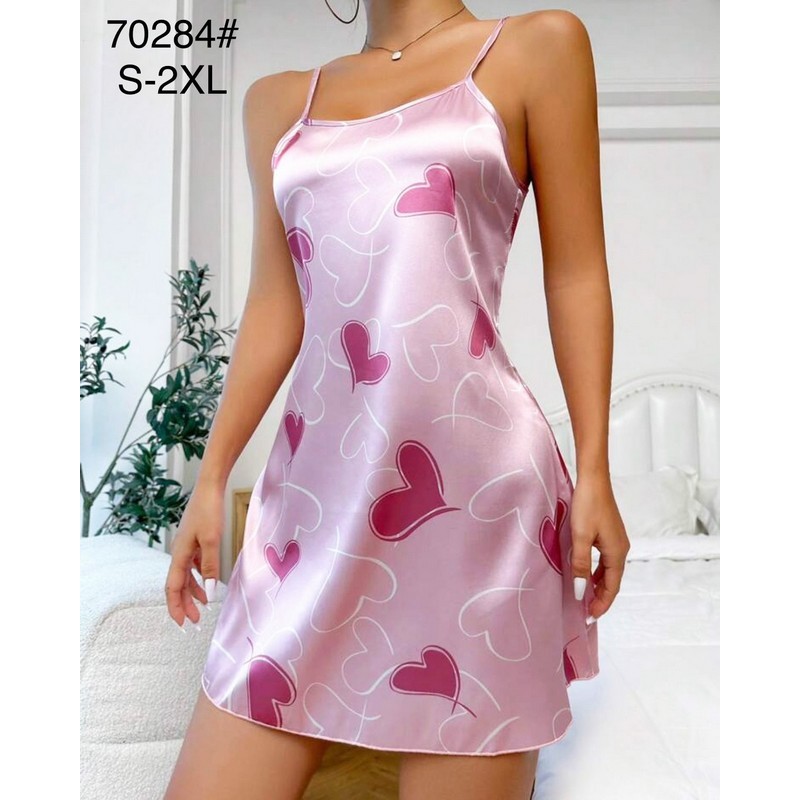 Нічна сорочка, шовк 5 шт (S-2XL) ZeL1396_70284