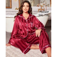 Пижама женская, шелк 5 шт (3-7XL) ZeL1396_70232