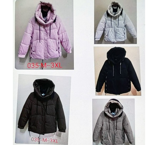 Куртка женская (M-3XL) 5 шт холлофайбер ZeL777_035