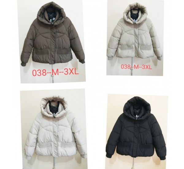 Куртка женская (M-3XL) 5 шт холлофайбер ZeL777_038