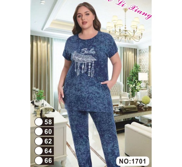 Костюм жіночий, віскоза 5 шт (58-66 р) ZeL1396_1701
