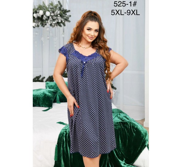 Нічна сорочка, бамбук 5 шт (58-66 р) ZeL1396_525-1