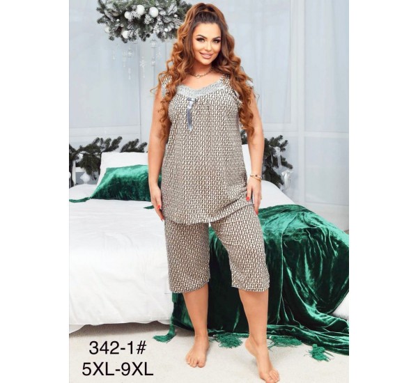 Піжама жіноча, бамбук 5 шт (58-66 р) ZeL1396_342-1