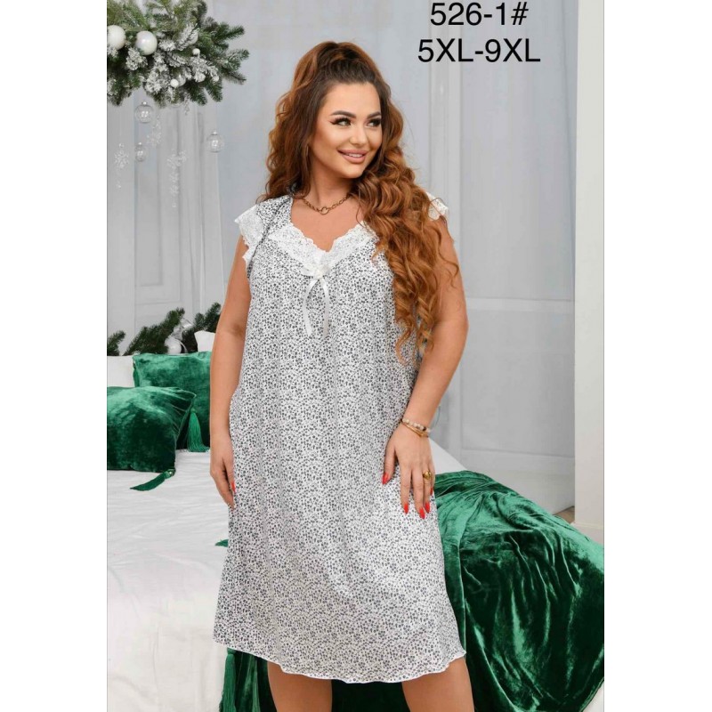 Ночная рубашка, бамбук 5 шт (58-66 р) ZeL1396_526-1