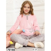 Піжама дитяча, велсофт 5 шт (6-14 років) ZeL1396_70166