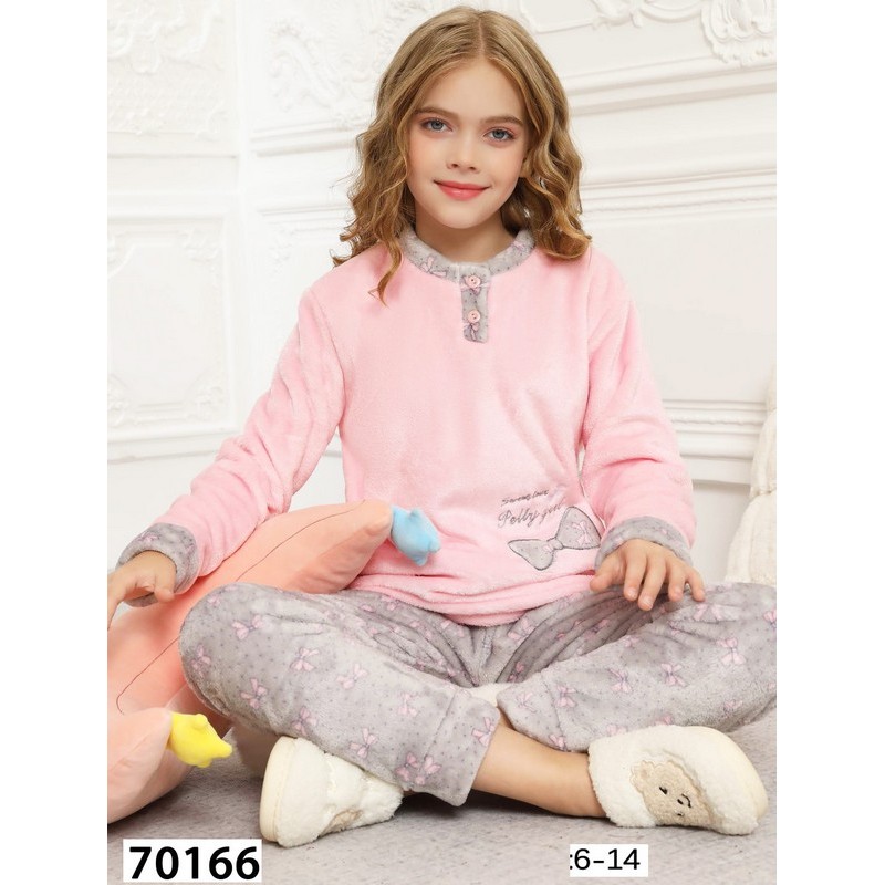 Піжама дитяча, велсофт 5 шт (6-14 років) ZeL1396_70166