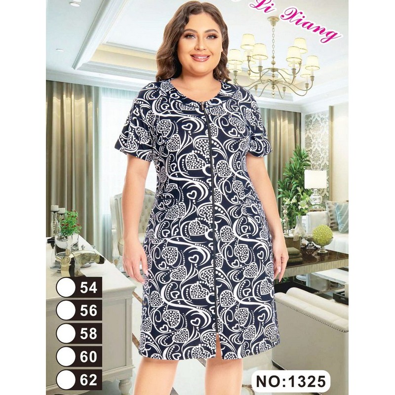 Халат жіночий, віскоза 5 шт (54-62 р) ZeL1396_1325