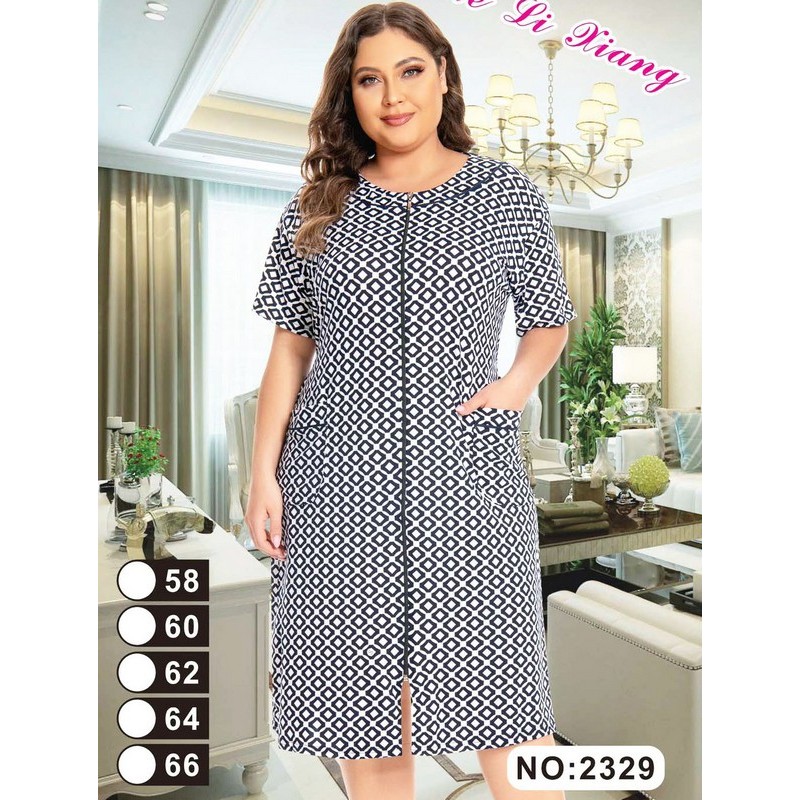 Халат жіночий, віскоза 5 шт (58-66 р) ZeL1396_2329