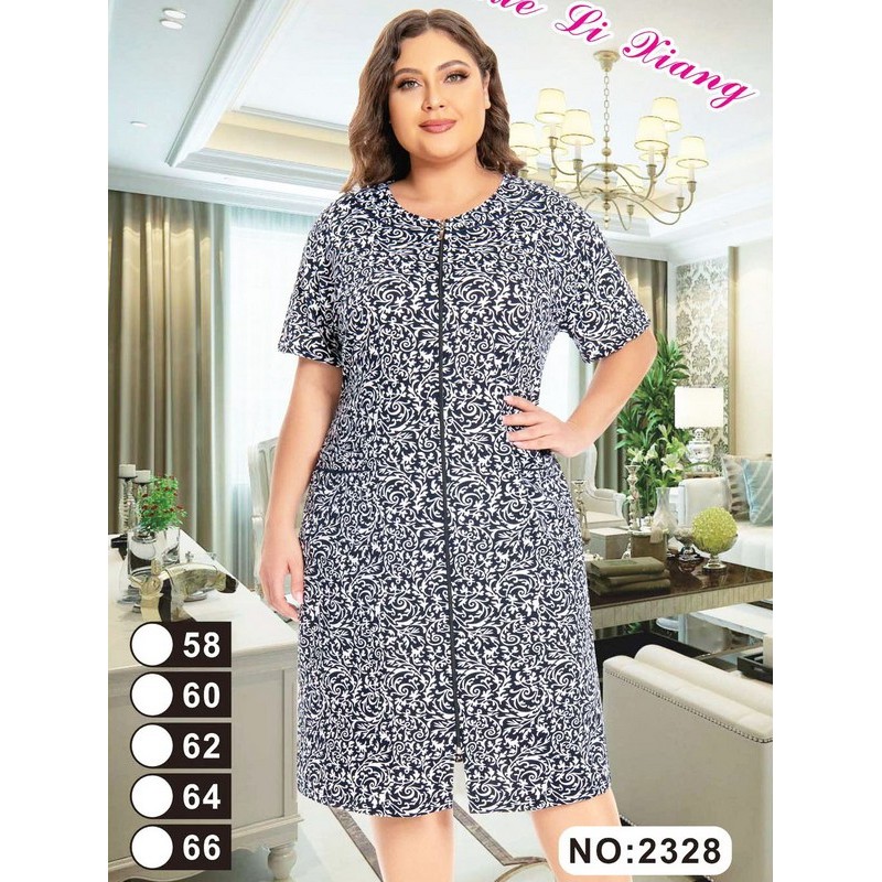 Халат жіночий, віскоза 5 шт (58-66 р) ZeL1396_2328