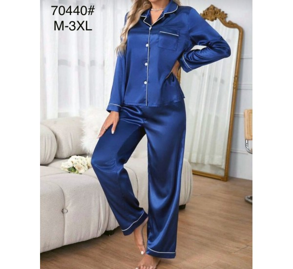 Піжама жіноча, шовк 5 шт (M-3XL) ZeL1396_70440c