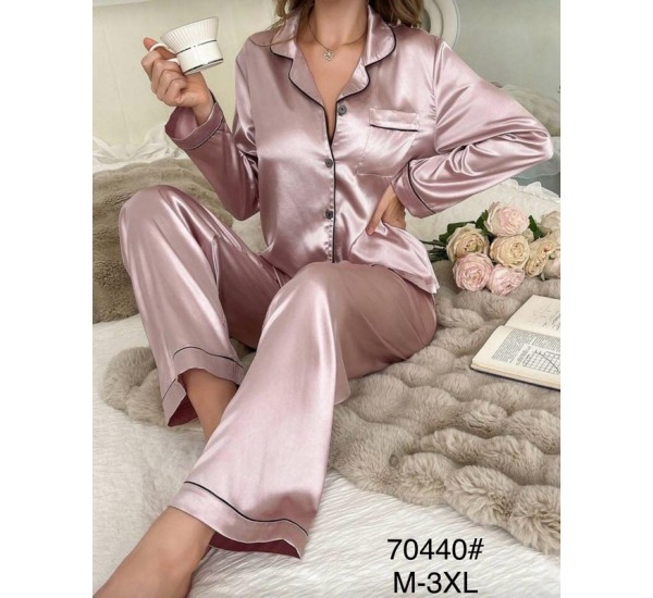 Піжама жіноча, шовк 5 шт (M-3XL) ZeL1396_70440d