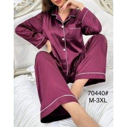 Піжама жіноча, шовк 5 шт (M-3XL) ZeL1396_70440e