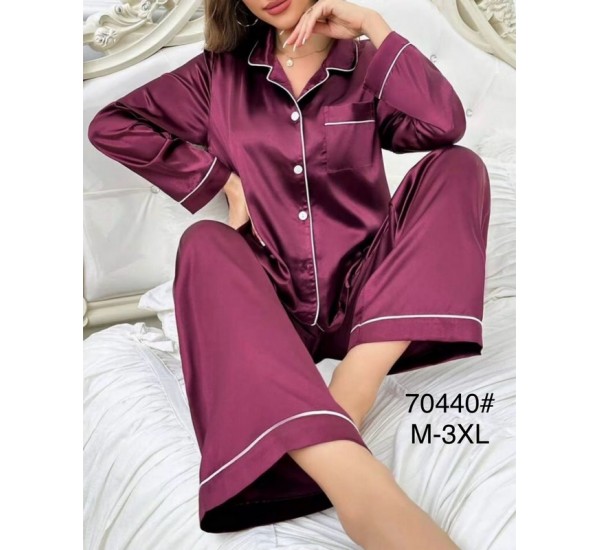 Піжама жіноча, шовк 5 шт (M-3XL) ZeL1396_70440e
