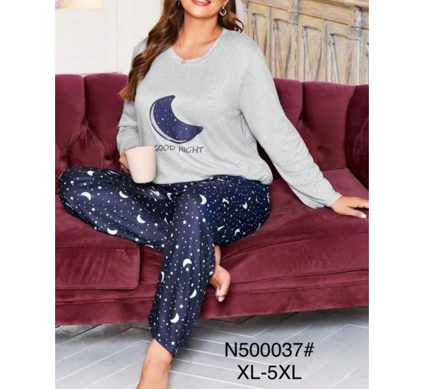Піжама жіноча супер батал, бамбук 5 шт (1-5XL) ZeL1396_500037