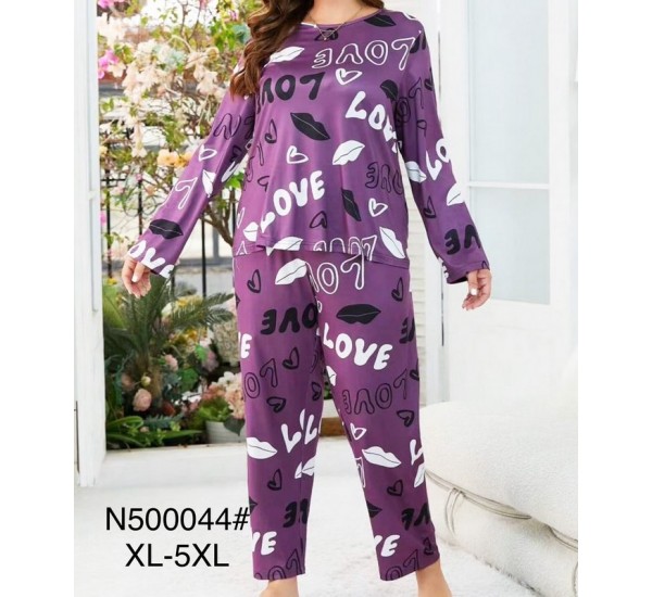 Піжама жіноча супер батал, бамбук 5 шт (1-5XL) ZeL1396_500044