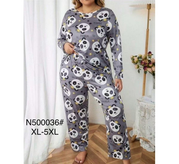 Піжама жіноча супер батал, бамбук 5 шт (1-5XL) ZeL1396_500036