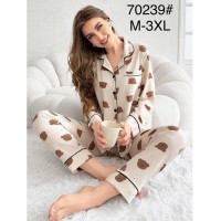 Піжама жіноча, трикотаж 5 шт (M-3XL) ZeL1396_70239