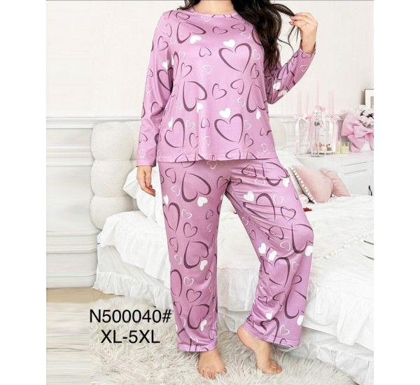 Піжама жіноча супер батал, бамбук 5 шт (1-5XL) ZeL1396_500040